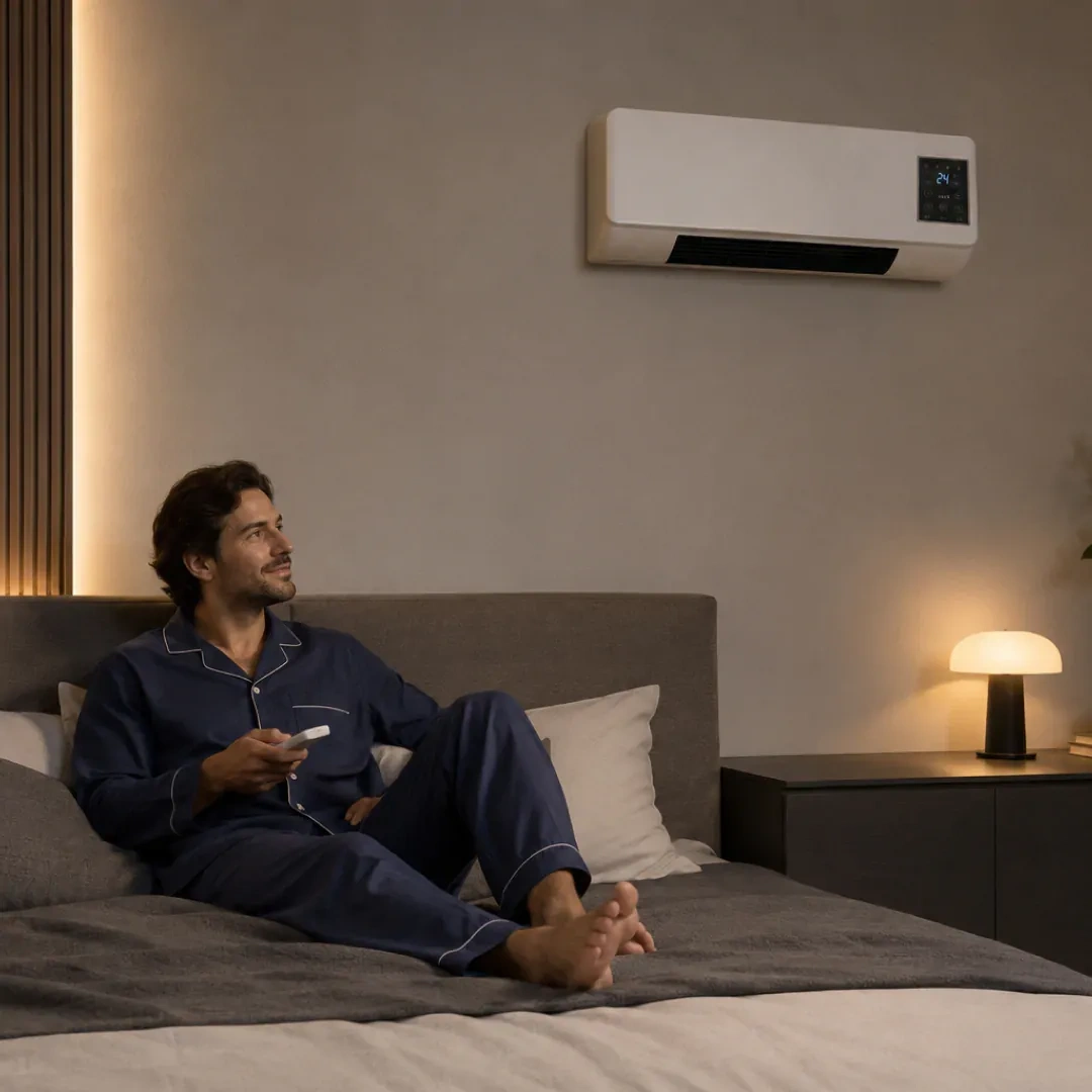 LifeGauge Breeze in una camera da letto